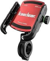 レッド/ダイヤル Kaedear(カエディア) バイク スマホホルダー 携帯ホルダー バイク用スマホホルダー 振動吸収 マウント_画像1