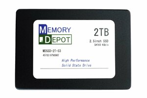 2TB SSD 2.5インチ SATA3 TLCメモリーセル採用 アルミ合金筐体 内蔵SSD 3年保証 番号付メール便発送