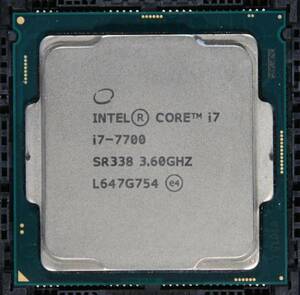 動作保証★CPU SR338 (intel Core i7-7700) 3.60GHz LGA1151★770