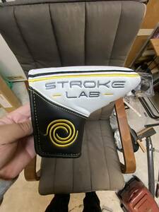 未使用　オデッセイ　ストロークラボ　ピンタイプ　ヘッドカバー　ODYSSEY STROKE LAB