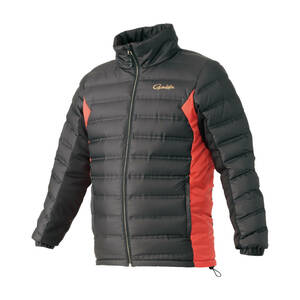  Gamakatsu down jacket GM3605 black × red L size 