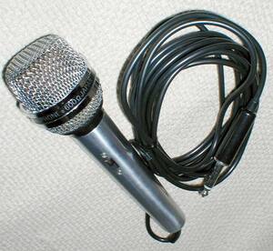 NonBrand 600Ω Uni-Directional Dynamic Microphone 重量感有・感度良好！ 単一指向性 ダイナミックマイク コード長約3m 日本製 送料520円