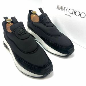 JIMMY CHOO ジミーチュウ　MEMPHIS Lace メンフィス　スニーカー　靴　ブラック　40 25.0cm メンズ　即決