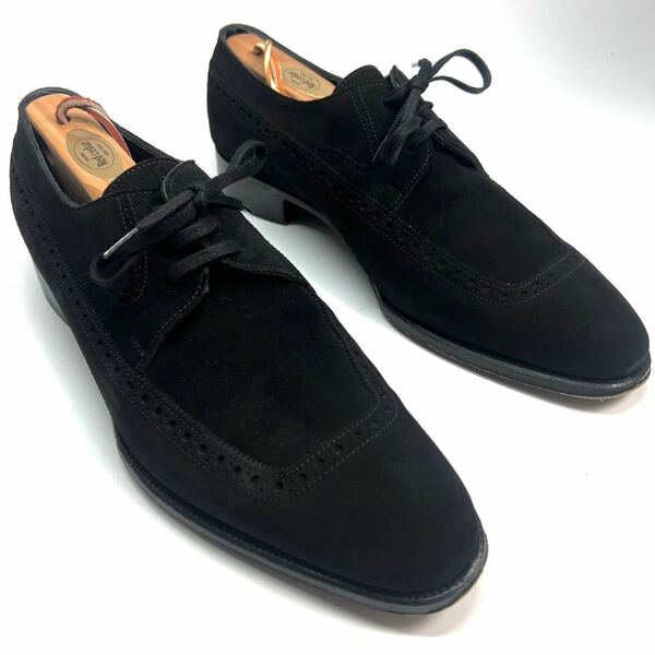 JOHN LOBB ジョンロブ　YORK 革靴　ビジネスシュー　スエード　7 D 25.5cm メンズ　靴　ビジネスシューズ　ブラック　黒