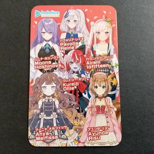 ホロライブ夏祭り キャラカード インドネシア 購入特典 hololive ID ホロライブ トレカ Indonesia trading card