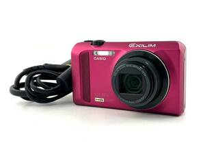 11T3★シャッター・フラッシュOK★ CASIO カシオ EXILIM（EX-ZR200）ピンク コンパクトデジタルカメラ デジカメ