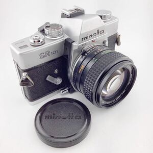 MINOLTA SR101 ミノルタ フィルムカメラ ボディ ROKKOR-PG 1:1.4 f=50mmレンズ 【k2372-n11】