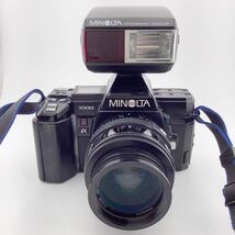 MINOLTA 7000α ミノルタ フィルムカメラ ZOOM 35-70mm 1:4（22）レンズ ストロボセット【k2376-n9】_画像2