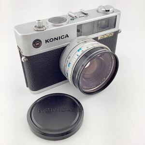 KONICA ELECTRON フィルムカメラ ボディ HEXANON 1:1.8 f=45mm【k2421-n24】