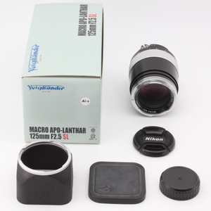 【美品元箱付】Voigtlander フォクトレンダー MACRO APO-LANTHAR 125mm 2.5 SL Nikon Ai-Sマウント