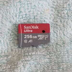 SanDisk Ultra 256GB microSDXCカード CLASS10、UHS-I対応 動作確認済