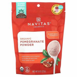 Navitas Organic オーガニック ザクロ 100%パウダー 有機 USDA フリーズドライ エラグ酸 非遺伝子組換え 