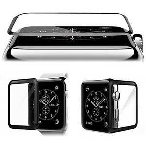 p 2枚入り Apple Watch 45mm フィルム アップル ウォッチ 45ミリ 3D 曲面 全面 カバー 液晶 画面 保護 シール シート Film スクリーン