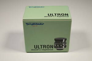 【緩衝材付属！】 Voigtlander ULTRON 35mm F1.7 Aspherical用外箱 【箱のみです】