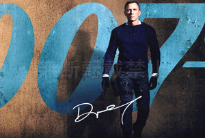 ☆SALE☆ ダニエル・クレイグ 直筆サインフォト 007 ジェームズ・ボンド Daniel Craig