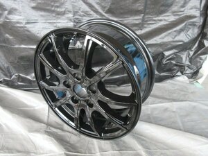 【アウトレット品 1円～】アルミホイール Verthandi PW-S10 16x6.5 38 114.3x5 BLACK 残り在庫1枚のみ