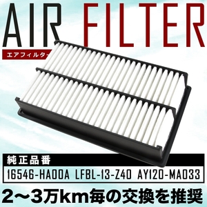 CCEFW ビアンテ エアフィルター エアクリーナー H21.06-H22.12 アイドリングストップなし　車体番号200001～215535 AIRF70