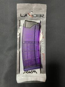 新品 実物 ランサー マガジン 紫 LANCER L5AWM 30 MAGAZINE Translucunt Purple M16 M4 HK416 30連 5.56x45mm 30rd Mag トレポン PTW 001