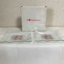 BALENCIAGA yamaka JAPAN 花柄皿3枚/yamaka ガラス角皿2枚/七宝焼小皿2枚_画像7