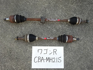  Wagon R 18 year CBA-MH21S front drive shaft left right ABS attaching car with turbo car noise none 