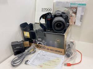 ◆【美品】 Nikon D-7000 18-105 VR Kit f/3.5-5.6G ED デジタルカメラ 一眼レフ ニコン 