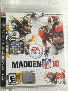 PS3ソフト　MADDEN NFL10 北米版