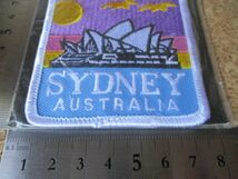 80s オーストラリア シドニー ワッペン/NCVオペラハウスSYDNEYビンテージ旅行パッチVINTAGE観光アップリケPATCH土産AUSTRALIA留学 D18_画像9