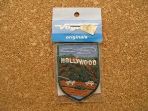 70s VOYAGERハリウッドHOLLYWOOD刺繍ワッペン/俳優カリフォルニアVintage観光MOVIEビンテージ映画PATCHESスーベニア土産アップリケUSA D3