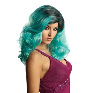  зеленый длинный парик, парик для взрослых FAME MONSTER WIG-GREEN костюмированная игра 