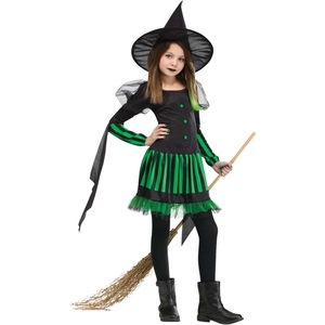 魔女　魔法使い　衣装、コスチューム　子供女性用　WICKED WITCH　コスプレ