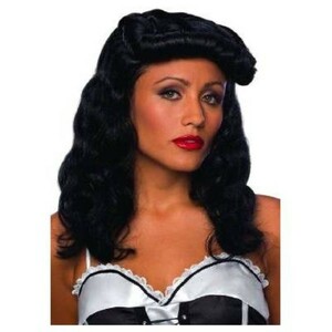 Cigar Girl парик, парик черный женский костюмированная игра 