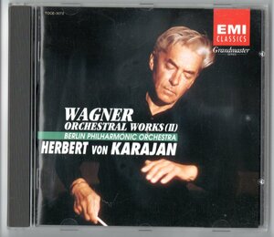 送料無料 CD カラヤン ワーグナー管弦楽曲集II ニュルンベルクのマイスタージンガー第1幕への前奏曲 さまよえるオランダ人序曲 他