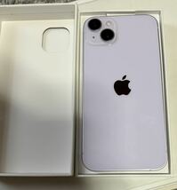 ◇美品【Apple アップル】iPhone 14 Plus 128GB SIMフリー スマートフォン パープル_画像4