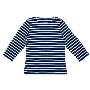 SAINT JAMES GALATHEE Tシャツ 七分袖 カットソー ボーダー レディース　 MARINE ECRU セントジェームス　made in france フランス製　新品