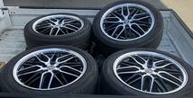 STEINER LMX 19インチ7.5J ＋55 ヨコハマ　BluE arth 245/45R19 4本セット　美品　AME エルグランド_画像1