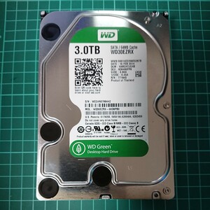 【動作品】Western Digital HDD 3TB WD Green NAS RAID 3.5インチ WD30EZRX
