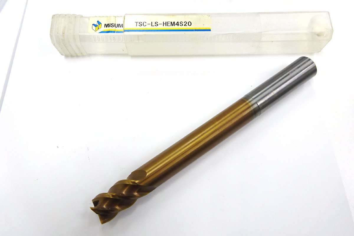 MISUMI エンドミル 20mm×4刃 シャンクΦ20 送料無料