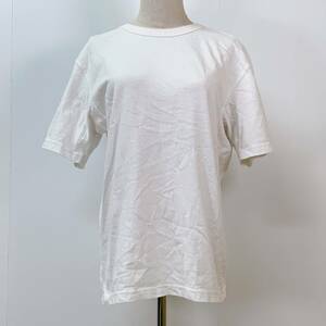 S798 UNIQLO ユニクロ レディース Tシャツ 半袖 人気 M 白 無地 万能 シンプルデイリーカジュアル ラウンドネック