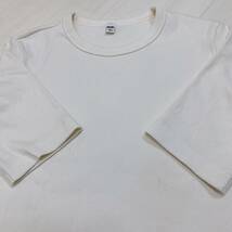 S809 UNIQLO ユニクロ レディース Tシャツ 半袖 シンプル L 無地 上品 人気 クリーンなホワイトスタイル クリーム色_画像9