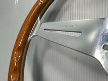 クラシック 370mm ウッド ナルディ 1個/Φ37 37cm Φ370 ホーンボタン付き VW ハイエース ランクル ベンツ セドリック グロリア 現状 NARDI_画像8