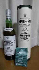 【未開栓】ラフロイグ　LAPHROAIG 10年 旧ボトル　オールドボトル 750ml 43％ スコッチ 箱付き
