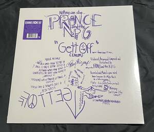 ★新品未開封 プリンス Prince & The New Power Generation 「Gett Off!」 2023RSD限定盤 12インチ レコード アナログ盤