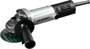 【WH-8647】未使用 HiKOKI ハイコーキ 100mm 電気ディスクグラインダ G10SHA 細経 100 サイドハンドル付 サンダー