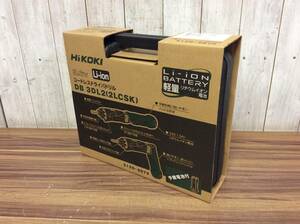 【WH-8505】未使用 HiKOKI ハイコーキ コードレスドライバドリル DB3DL2(2LCSK) 3.6V バッテリ2個 充電器 ケース付