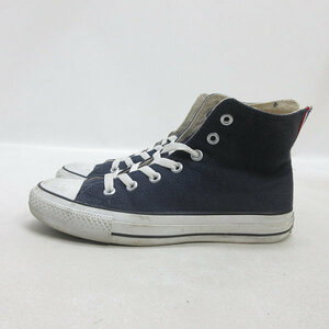 y■【24cm】コンバース/CONVERSE ALLSTAR HIキャンバススニーカー■紺/LADIES/8【中古】