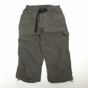 k# Millet /MILLETwi мужской укороченные брюки длина треккинг брюки [JAPAN L] хаки /LADIES#171[ б/у ]