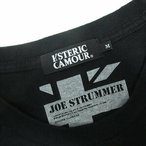 y■ヒステリックグラマー/HYSTERIC GLAMOUR JOE STRUMMER SHO KikuchiフォトTシャツ■黒【メンズM】MENS/1【中古】の画像2