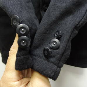 全国送料無料 ユニクロ UNIQLO メンズ 黒色 綿100%スウェット素材 テーラードタイプジャケット Mサイズ の画像6