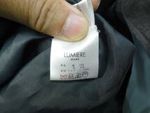 全国送料無料 ルミエール LUMIERE スウェーデン製 ビームス BEAMS レディース 麻60%ウール40%素材ノースリーブワンピース Sサイズ_画像8