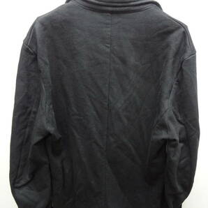 全国送料無料 ユニクロ UNIQLO メンズ 黒色 綿100%スウェット素材 テーラードタイプジャケット Mサイズ の画像9